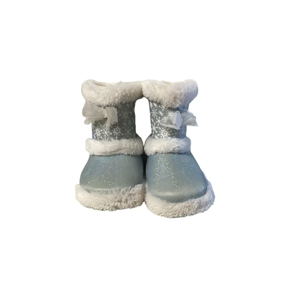 Disney Frozen 2 Slippers Faux Fur Boots Ana Elsa House Shoes Toddler Girl M 7/8